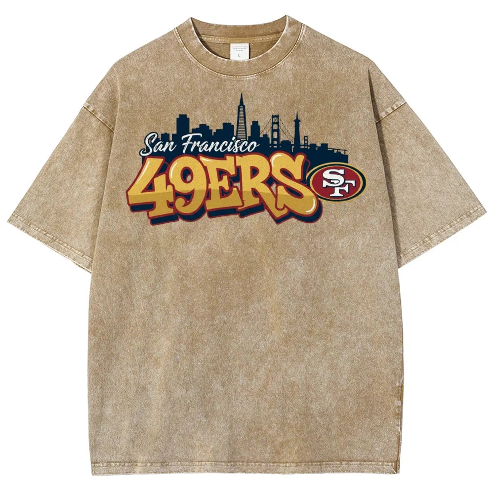 San Francisco 49ers Unisex Vintage Washed T-shirt