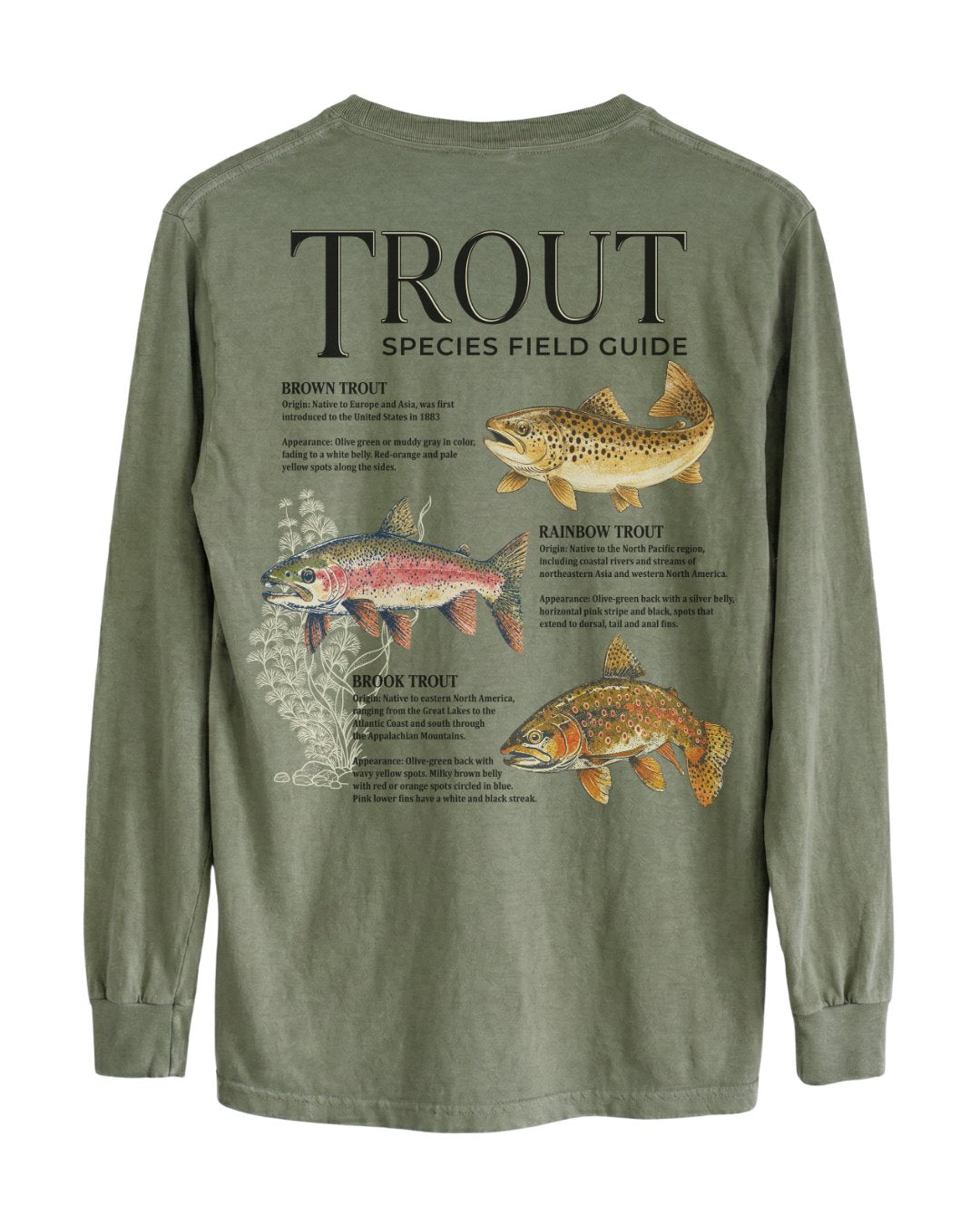 Trout Species Field Guide Long-sleeve Main image