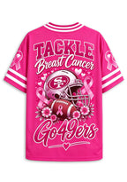 Women San Francisco 49ers Breast Cancer Awareness Pink Football Jersey