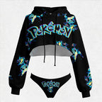 Pokémon Women's Cropped Hoodie & Thong Sets