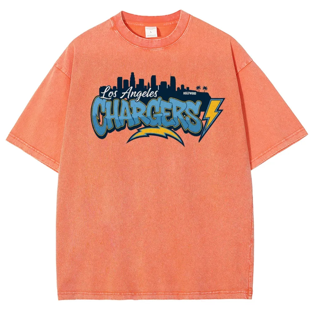 Los Angeles Chargers Unisex Vintage Washed T-shirt