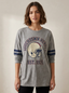 Women's Football Lover Touchdown Heroes Helmet Graphic Long Sleeve Top