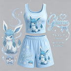 Anime Pokémon Vest and shorts Two-Piece Set