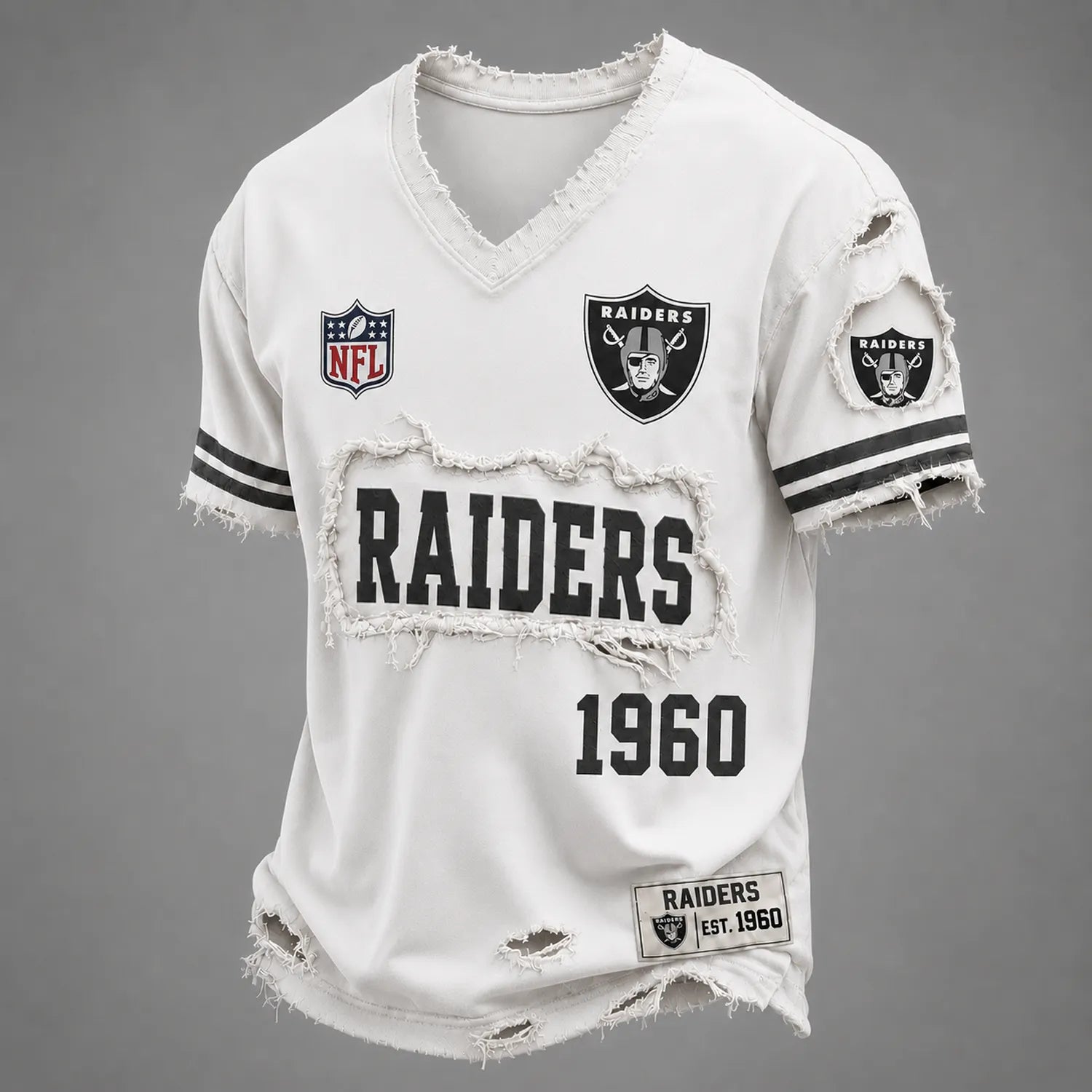 LV x NFL LUXURY V-Neck T-Shirt 3005 DatND DVT Secondary image