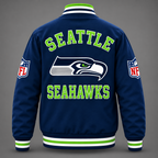 Seattle Seahawks Navy Varsity Jacket