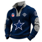 Men’s Dallas Cowboys 1/4 Zip Pullover Sweatshirt
