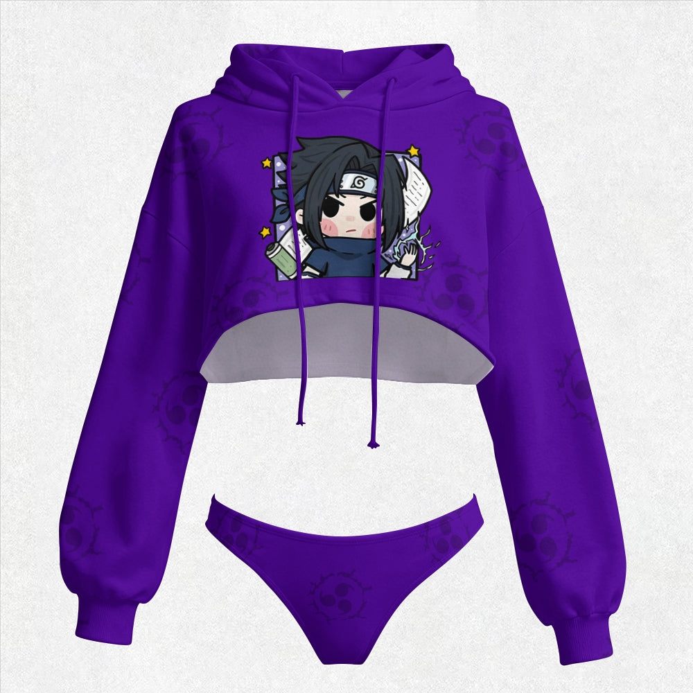 NARUTO Women's Hooded Thicken Suit Set