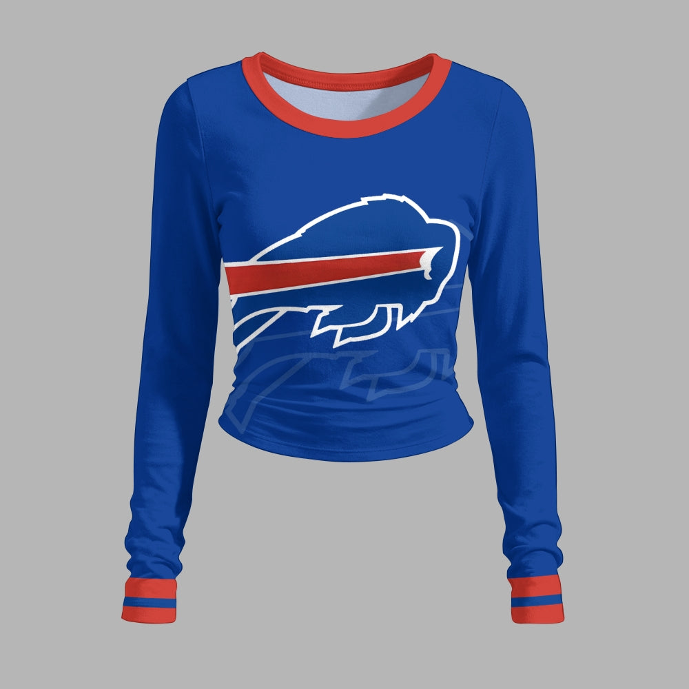 Buffalo Bills Long-Sleeved Double-Layer Stretch Pants Set | NFL