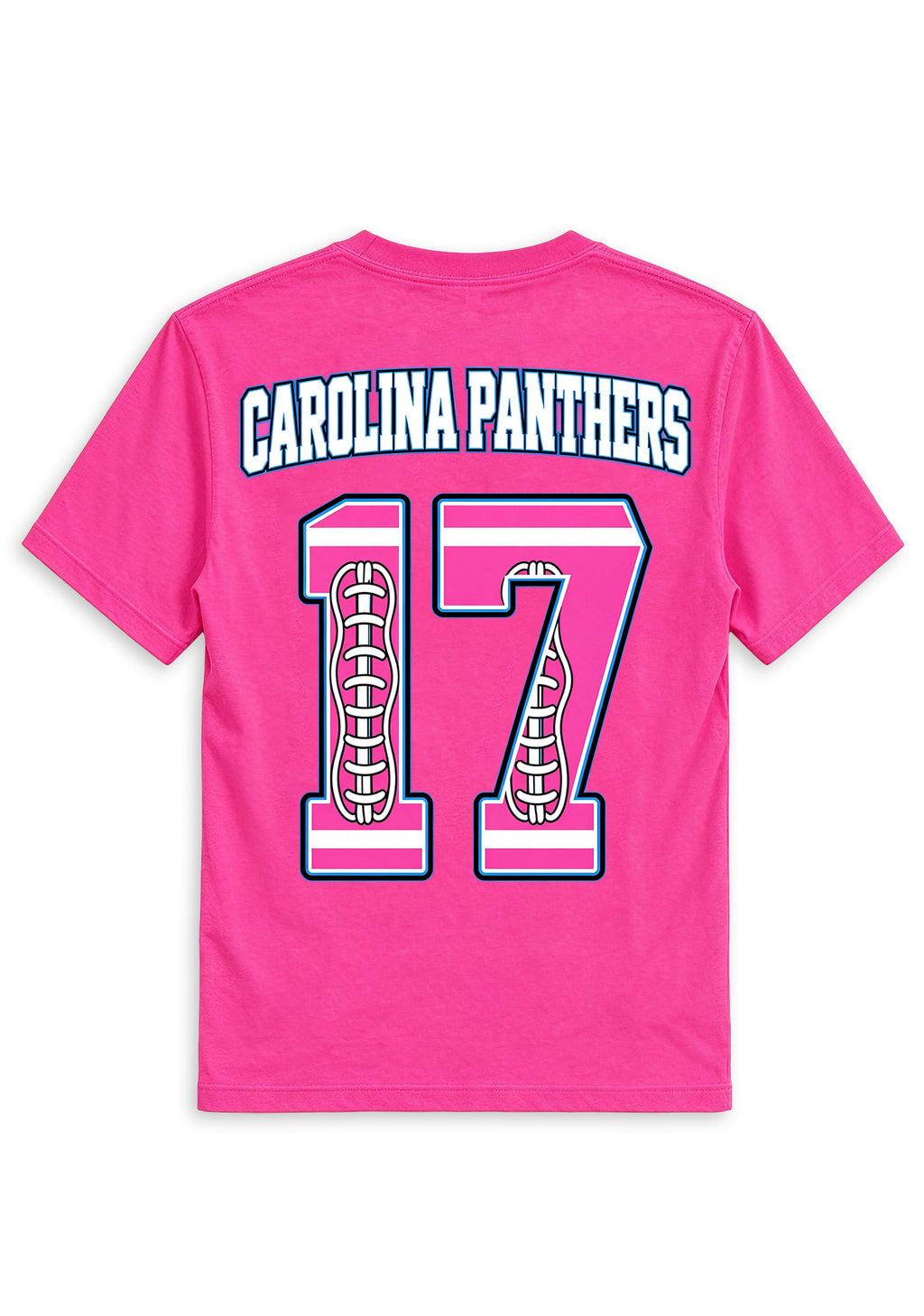 Carolina Panthers Pink Out Tackle Breast Cancer Awareness V-Neck T-Shirt