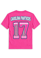 Carolina Panthers Pink Out Tackle Breast Cancer Awareness V-Neck T-Shirt
