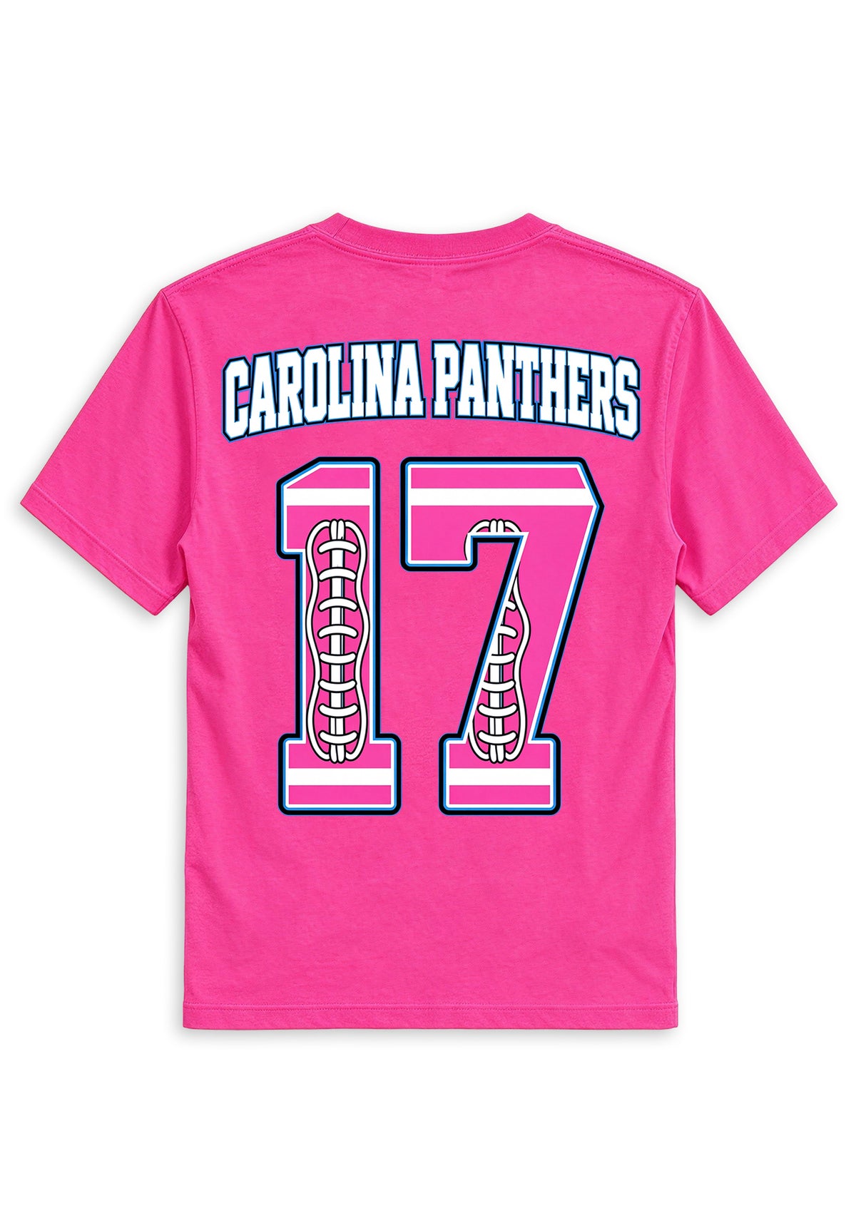 Carolina Panthers Pink Out Tackle Breast Cancer Awareness V-Neck T-Shirt