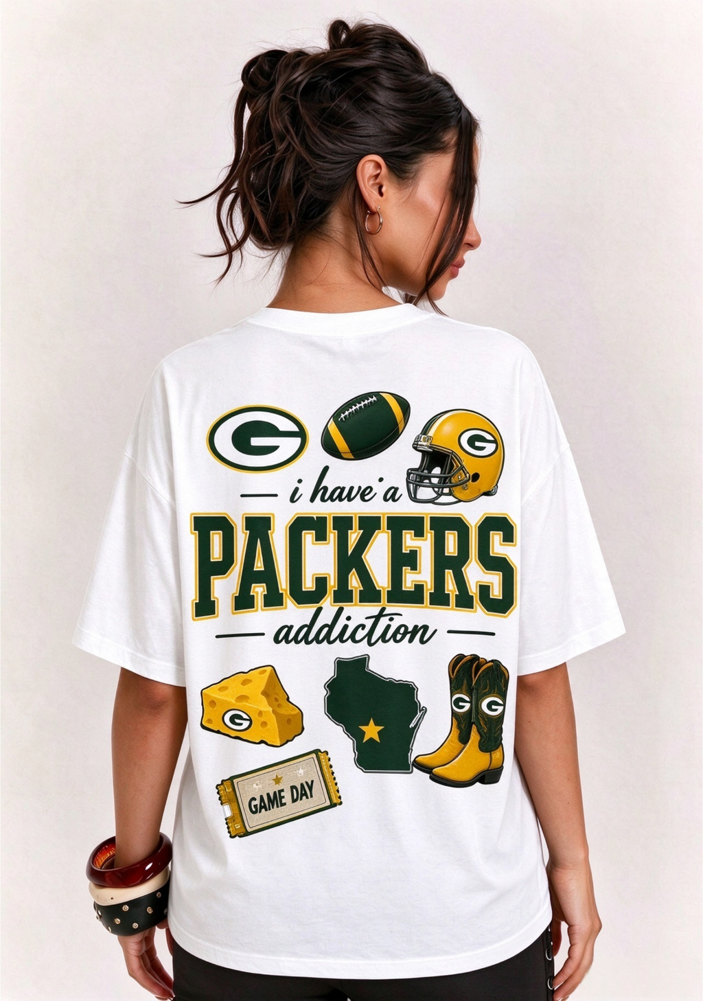 Women's Green Bay Packers NFL Game Day Graphic T-Shirt