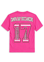 Tampa Bay Buccaneers Pink Out Tackle Breast Cancer Awareness V-Neck T-Shirt