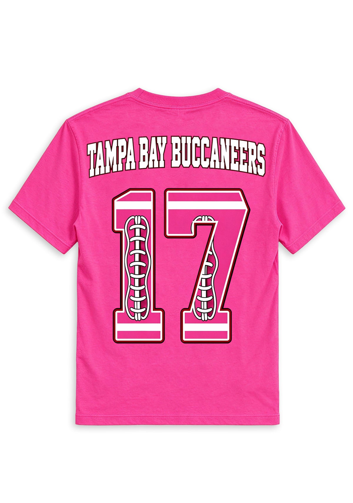 Tampa Bay Buccaneers Pink Out Tackle Breast Cancer Awareness V-Neck T-Shirt