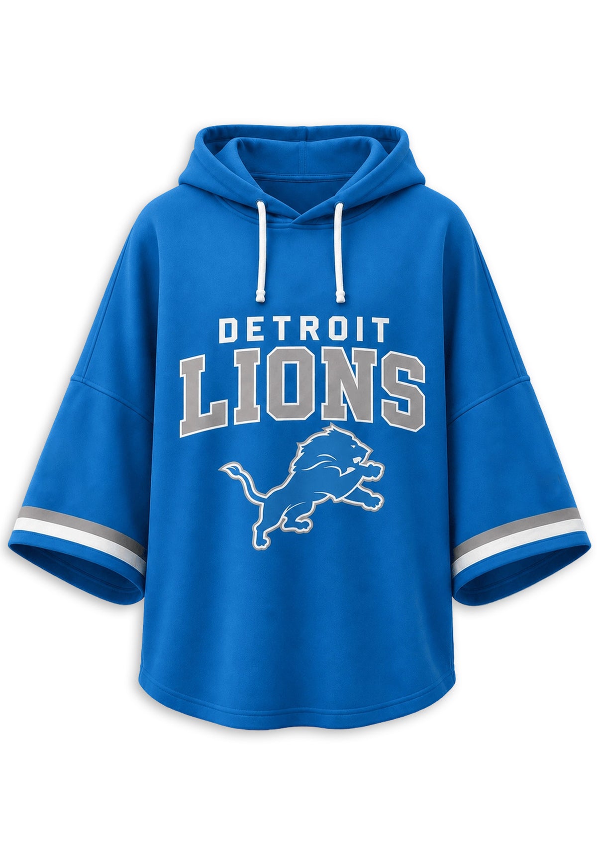 Women’s Detroit Lions 3/4 Dolman Sleeve Hoodie