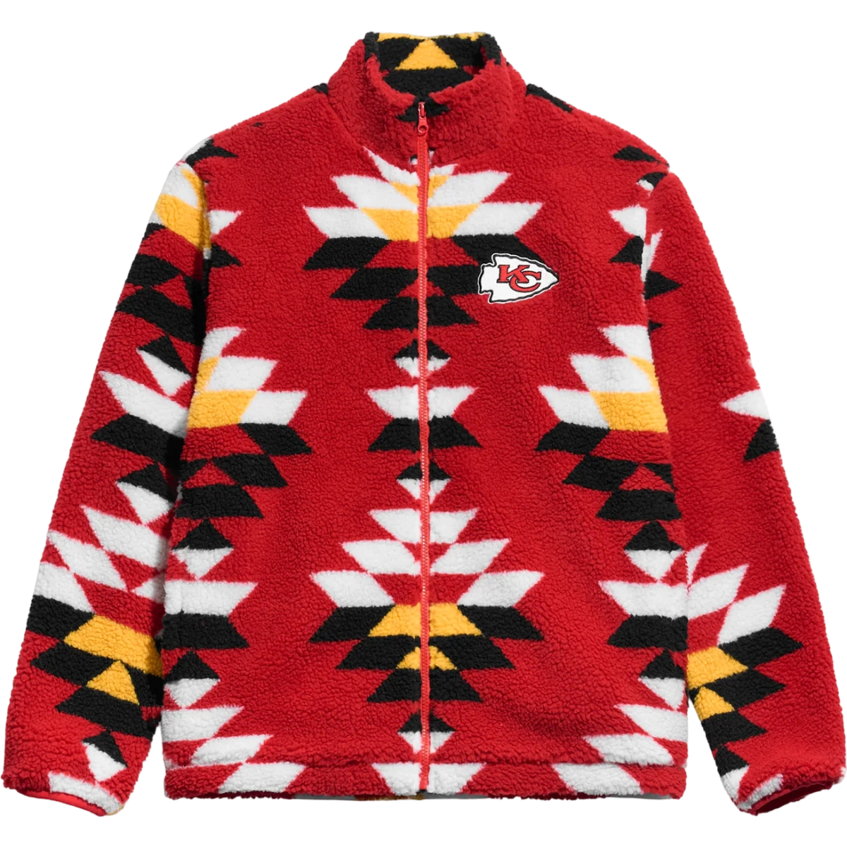 Kansas City Chiefs Full Zip NFL Sherpa Fleece Jacket