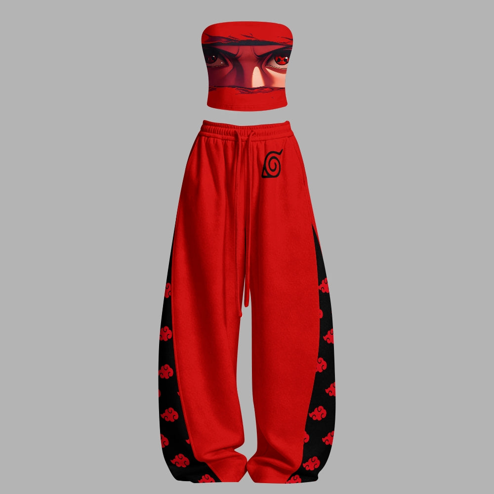 NARUTO Tight Casual Camisole Tops & Elasticated Trousers Two-Piece Set Main image
