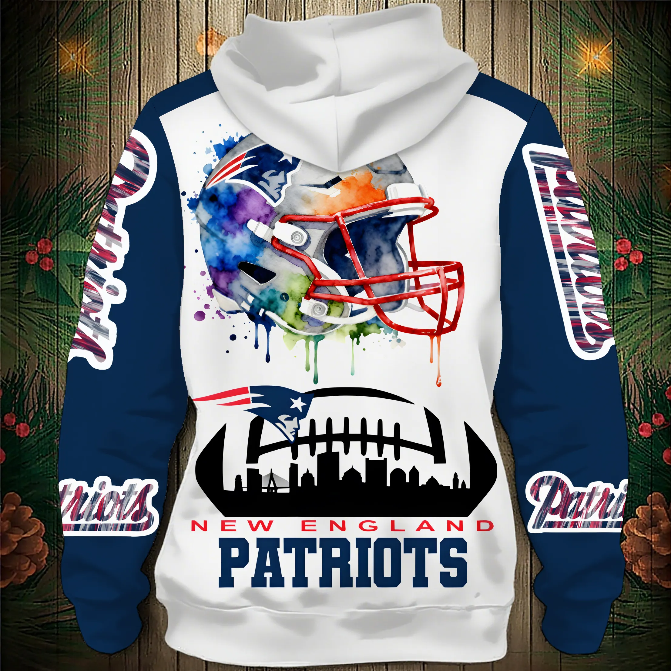 New England Patriots 2026 New 3D Graphic Hoodie Secondary image