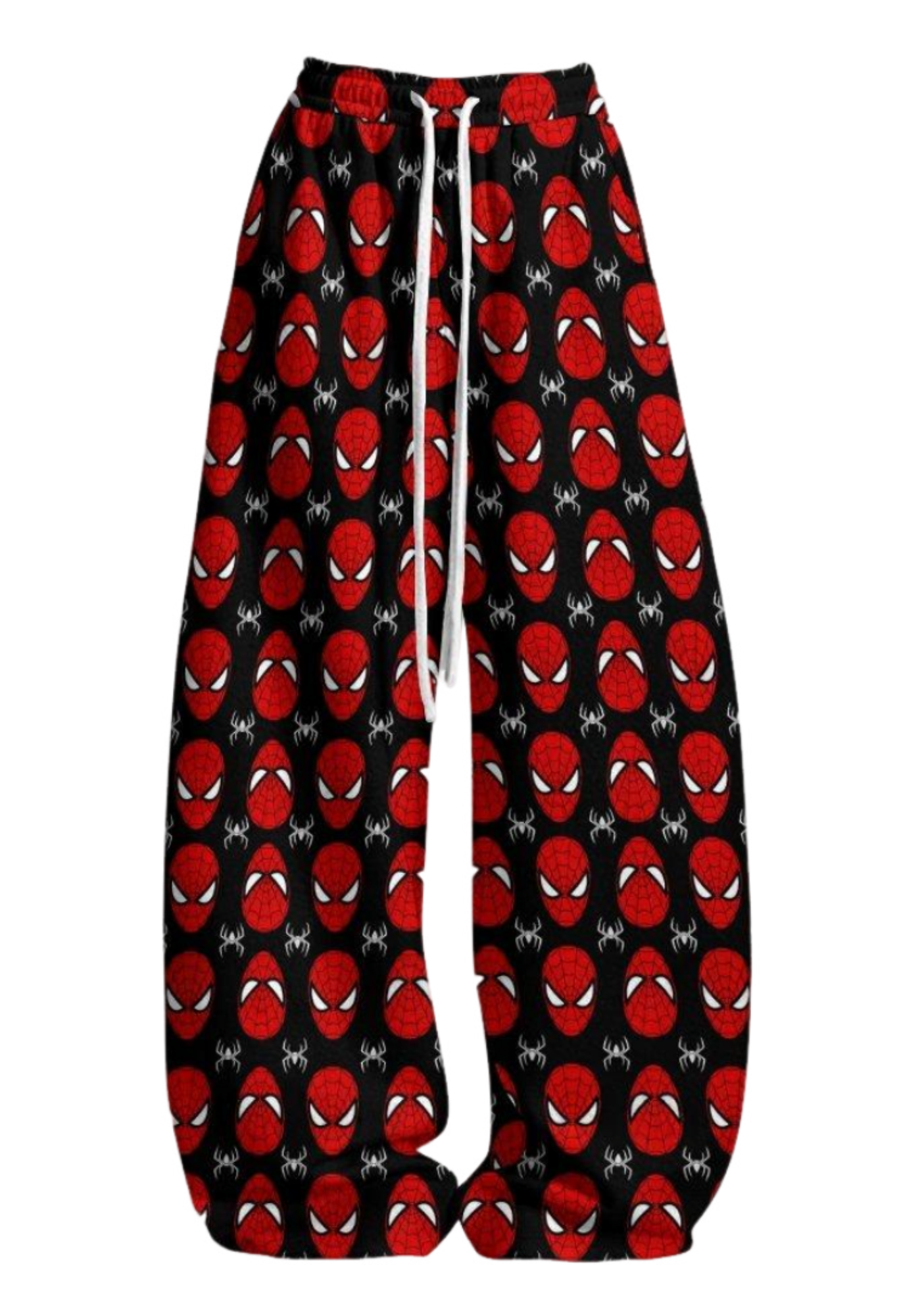 Classic Spider-Man Mask Top & Elasticated Trousers Two-Piece Set