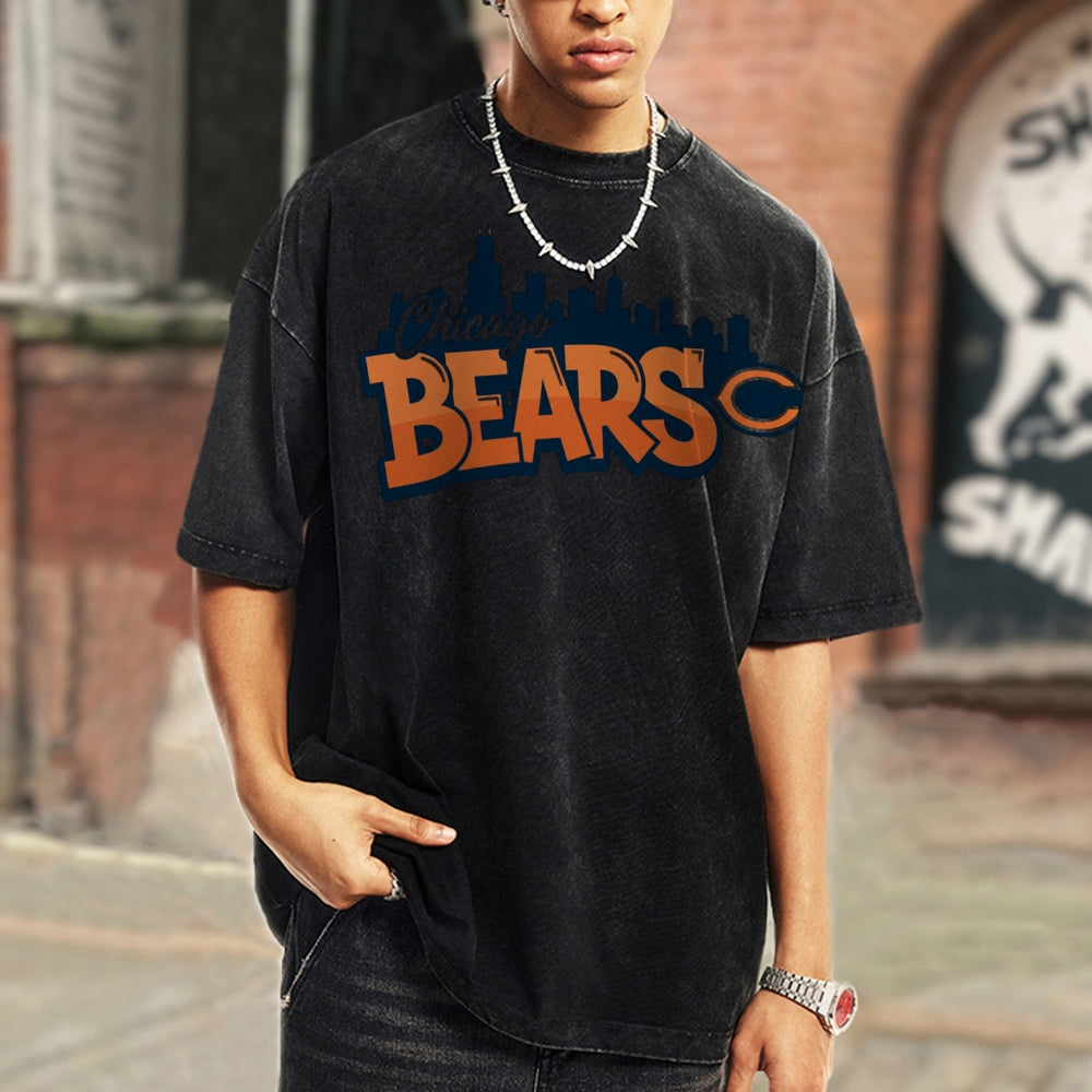 Chicago Bears Unisex Vintage Washed T-shirt Main image