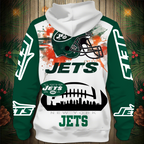 New York Jets 2026 New 3D Graphic Hoodie