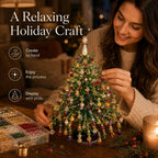 🎅 DIY Beaded Christmas Tree Kit – 🎄Create Your Own Sparkling Holiday Decoration
