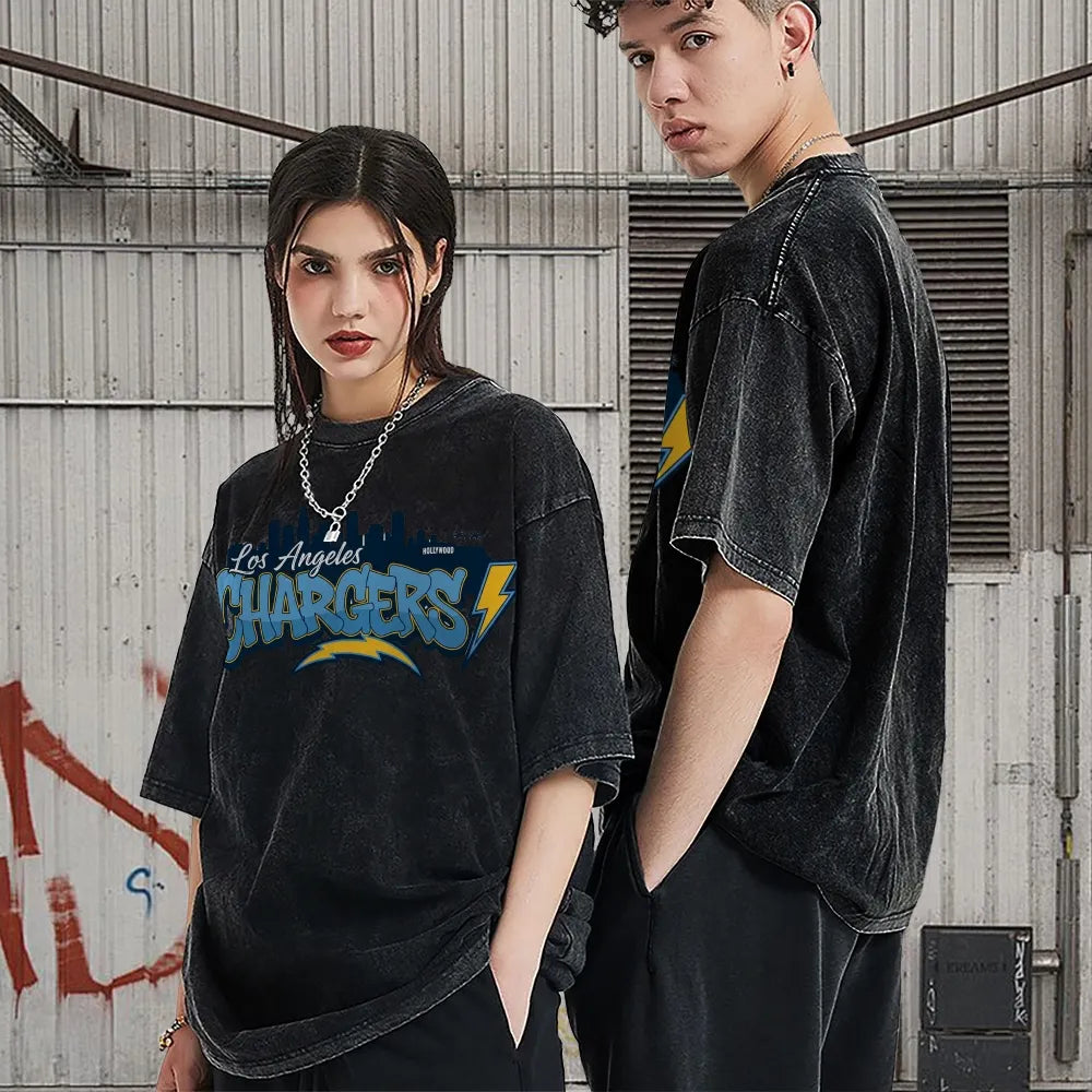 Los Angeles Chargers Unisex Vintage Washed T-shirt