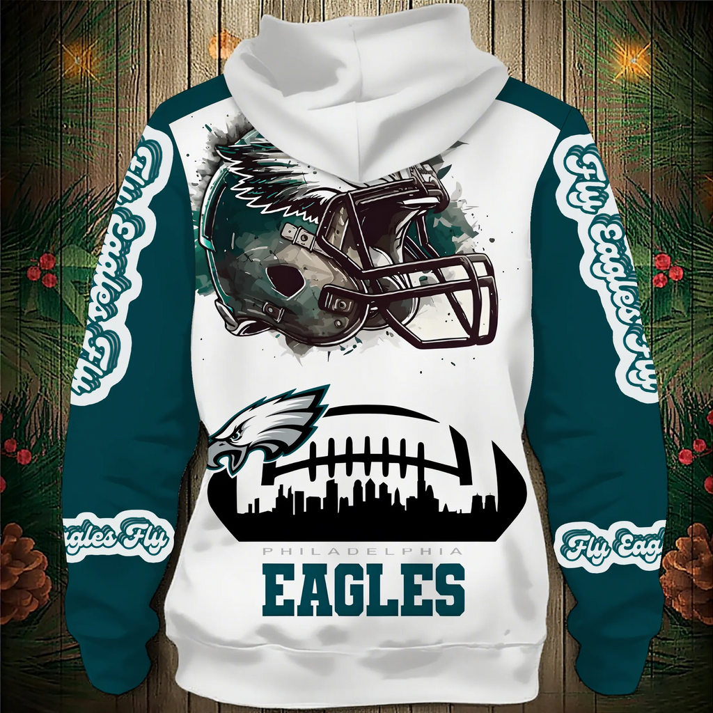 Philadelphia Eagles 2026 New 3D Graphic Hoodie