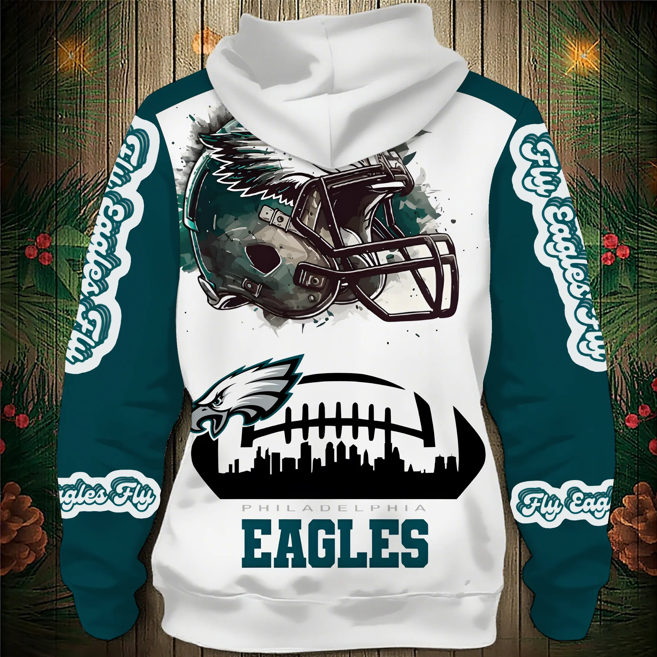 Philadelphia Eagles 2026 New 3D Graphic Hoodie