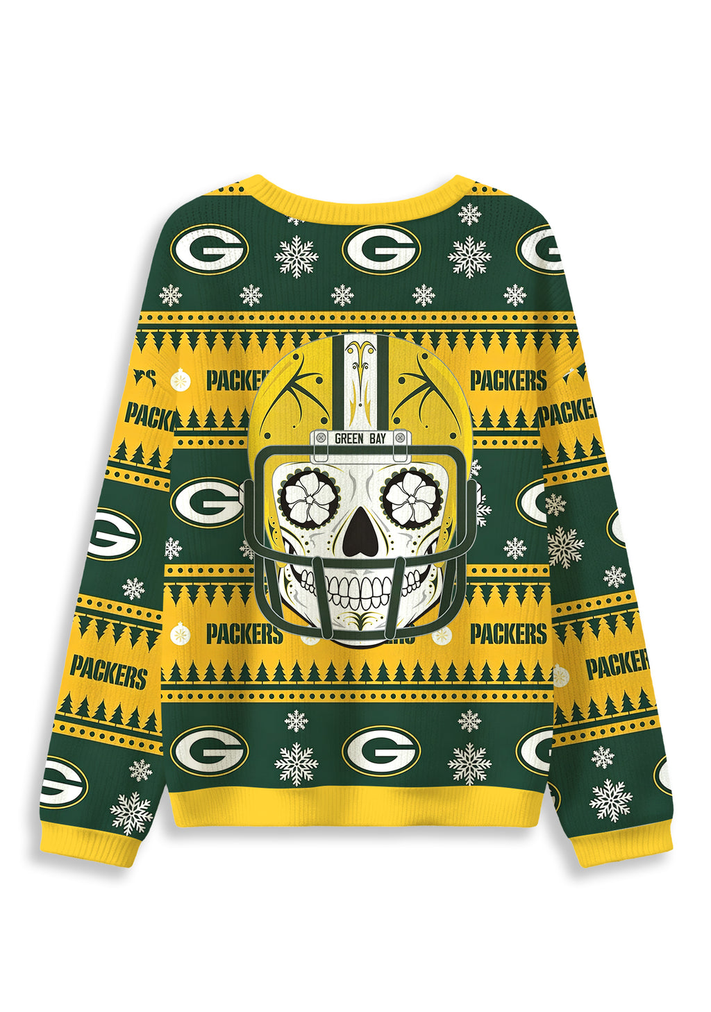Green Bay Packers Ugly Christmas Football Fan Sweatshirt