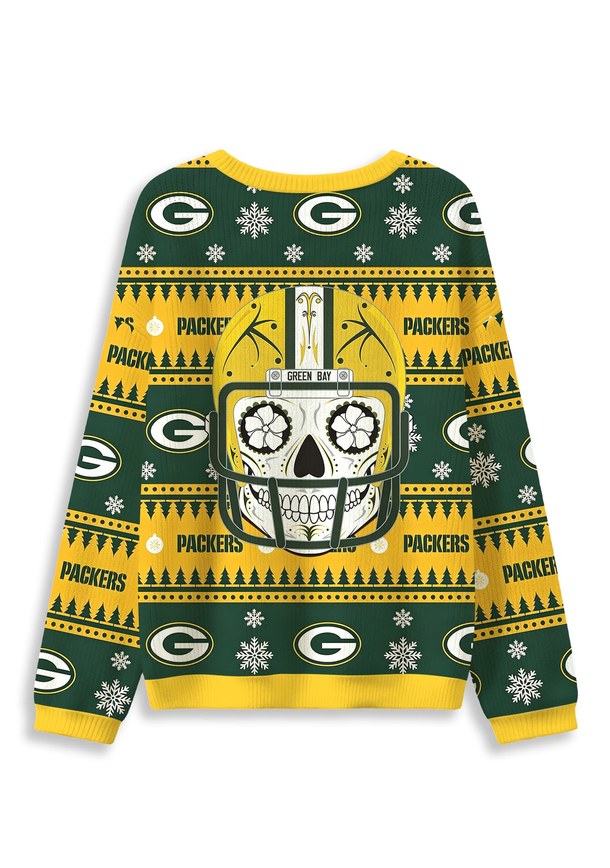 Green Bay Packers Ugly Christmas Football Fan Sweatshirt