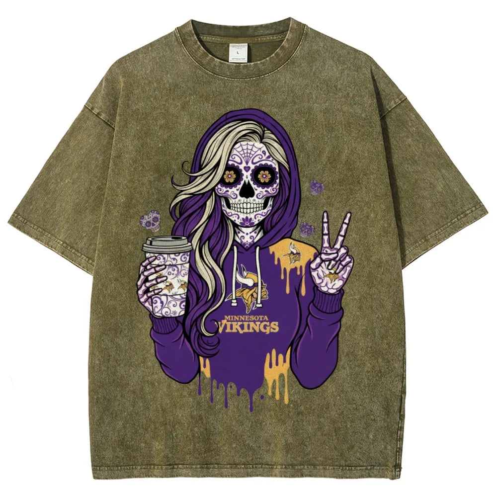 Unisex ¡°Minnesota Vikings¡± Washed T-Shirt