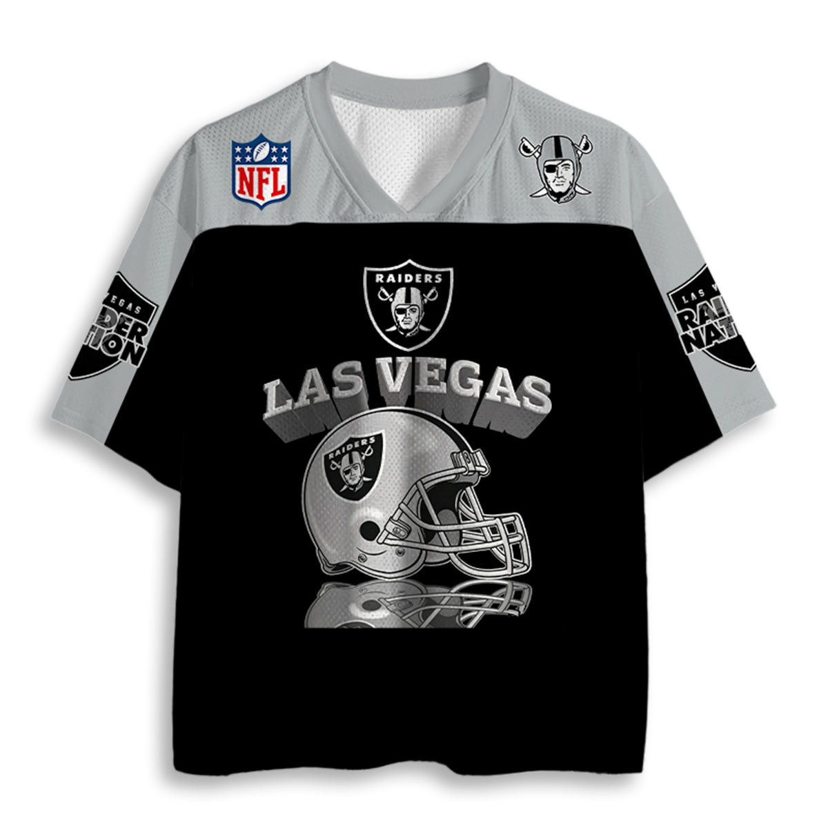 Las Vegas Raiders Football Helmet Jersey Shirts Secondary image