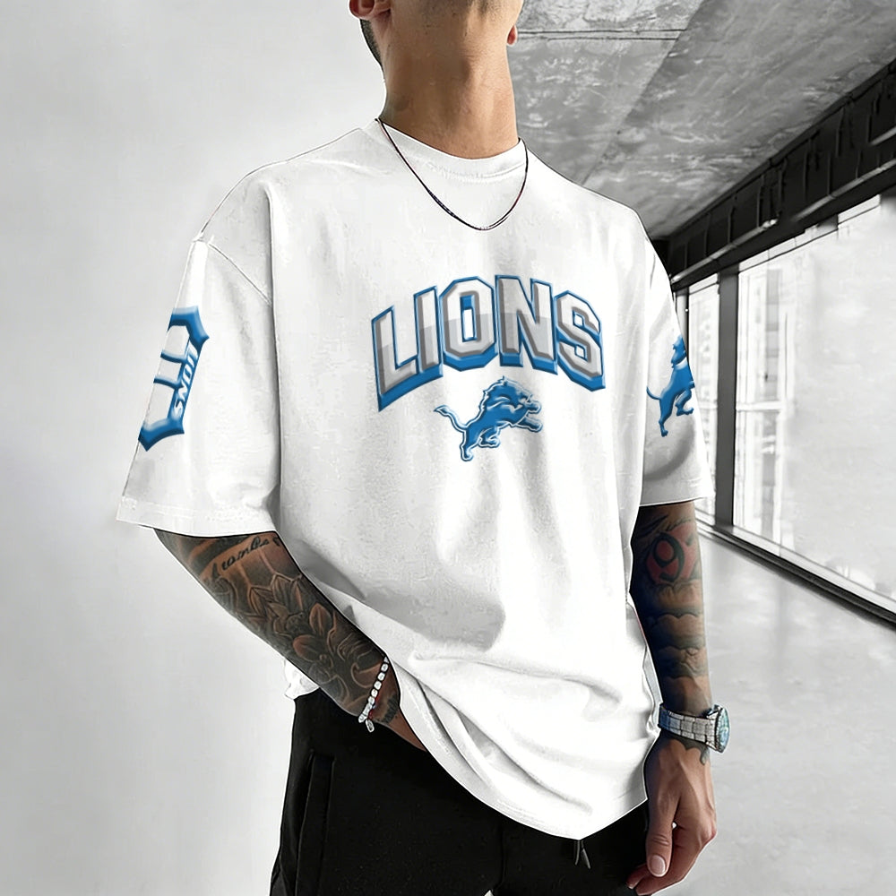 Unisex "Detroit Lions"  Inspired Trendy T-shirt Secondary image