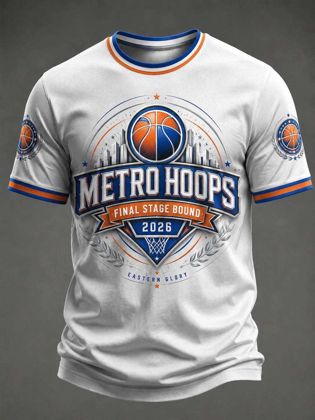Men's Metro Hoops 2028 New York Basketball T-shirt Main image