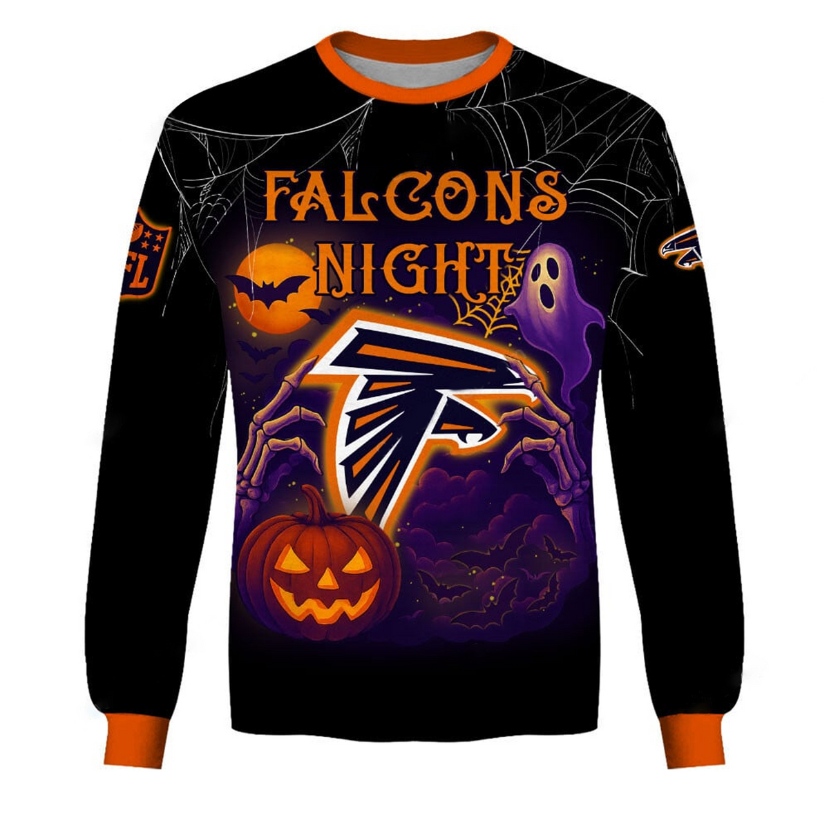 ATL X NFL Halloween Night 3D Shirt