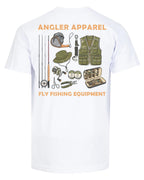 Angler Apparel Fly Fishing Gear Essentials T-shirt