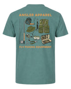 Angler Apparel Fly Fishing Gear Essentials T-shirt