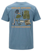 Angler Apparel Fly Fishing Gear Essentials T-shirt