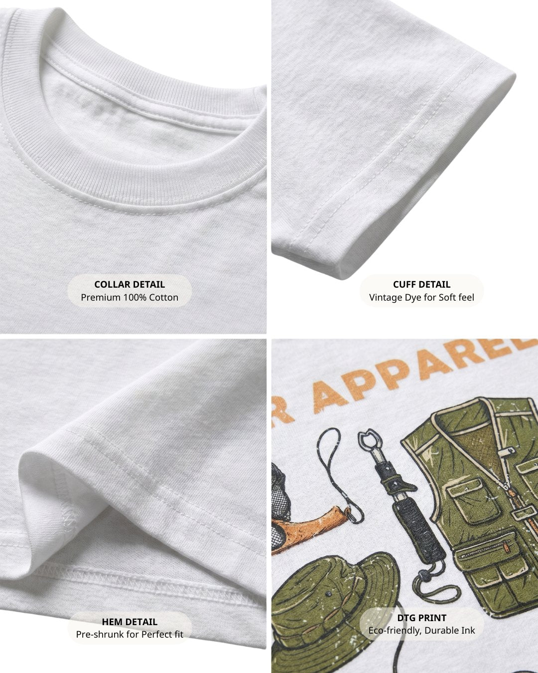 Angler Apparel Fly Fishing Gear Essentials T-shirt Secondary image