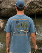 Angler Apparel Fly Fishing Gear Essentials T-shirt