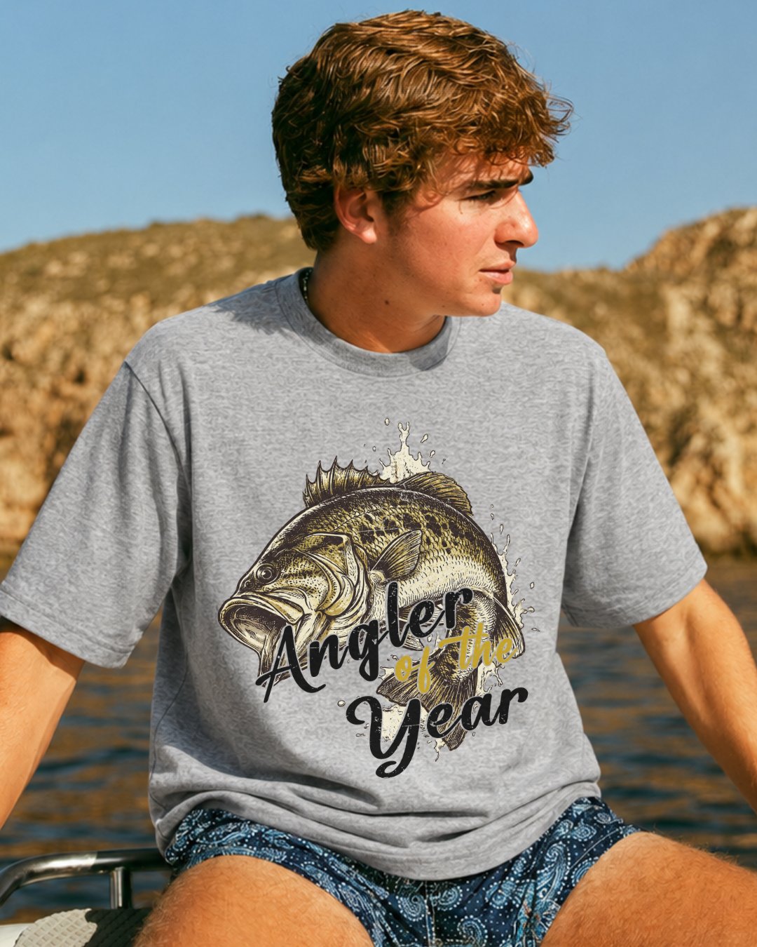 Angler Of The Year Bass Fishing T-shirt