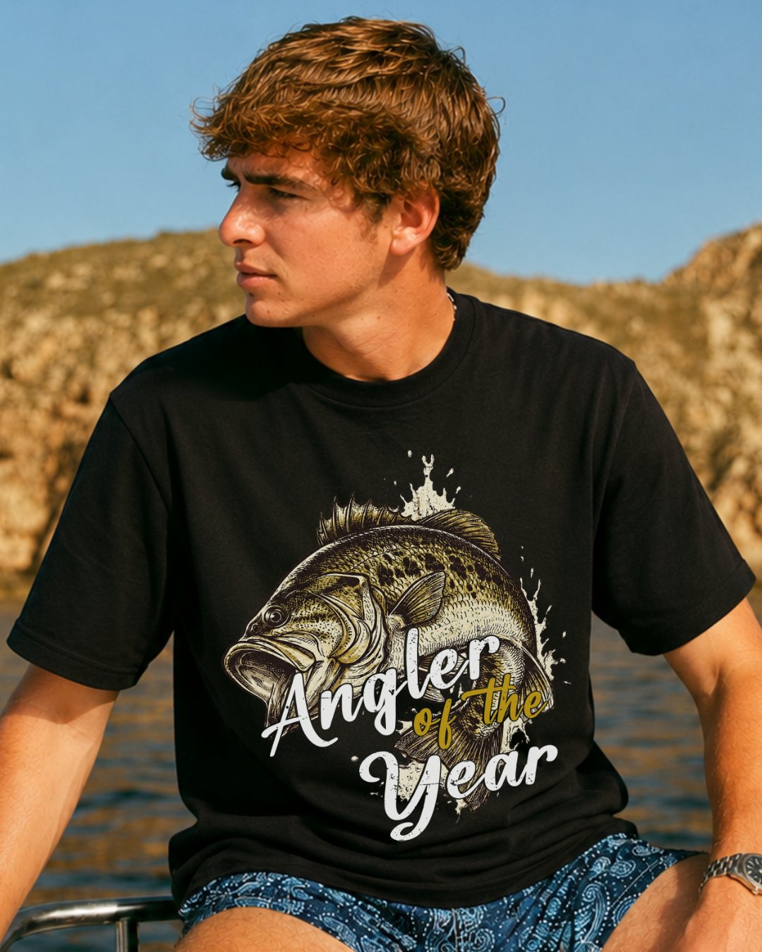 Angler Of The Year Bass Fishing T-shirt