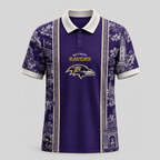 BAL x NFL Heritage Cityscape Polo Shirt for Loyal Fans