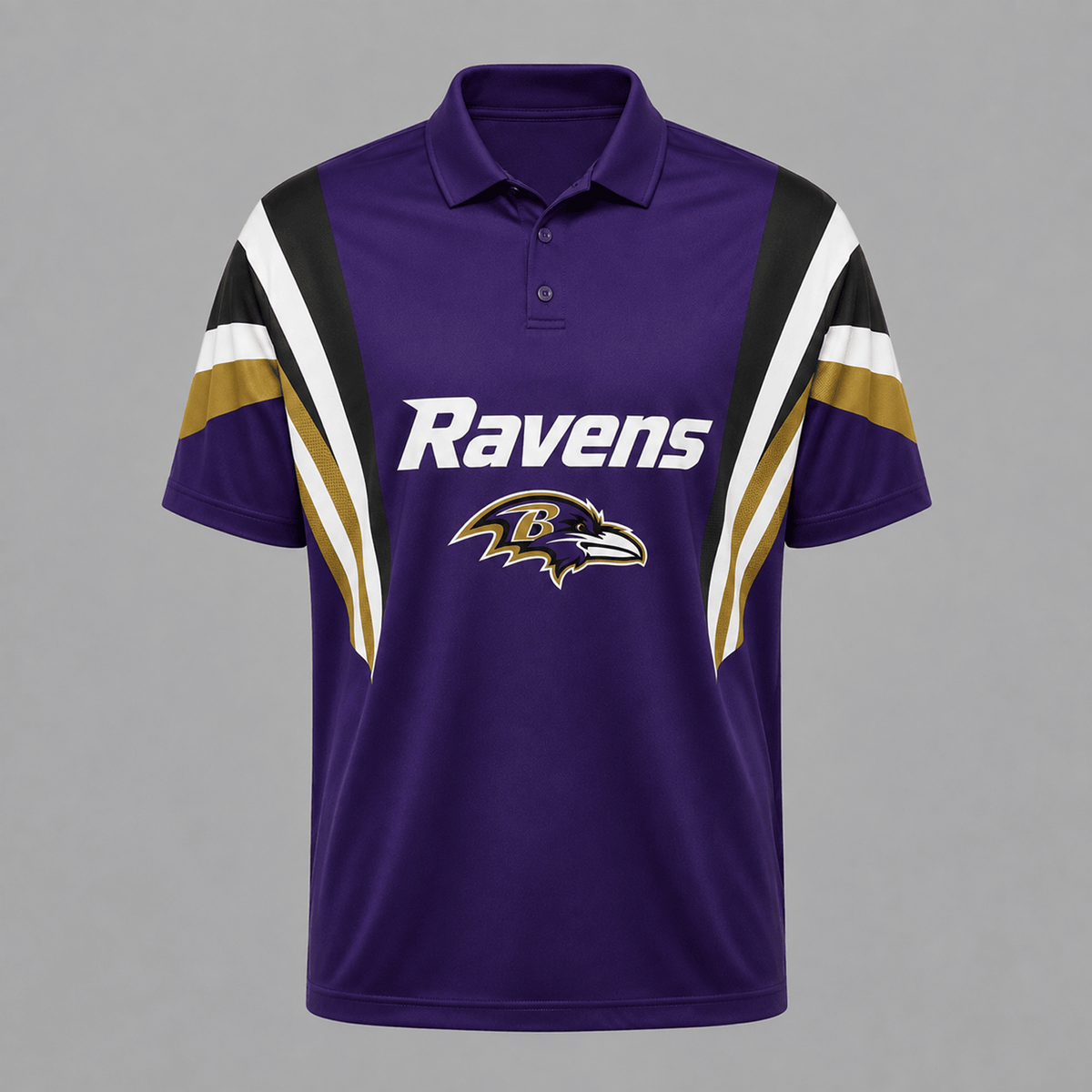 BAL x NFL Sleeve Collared Sports Polo Shirt Main image