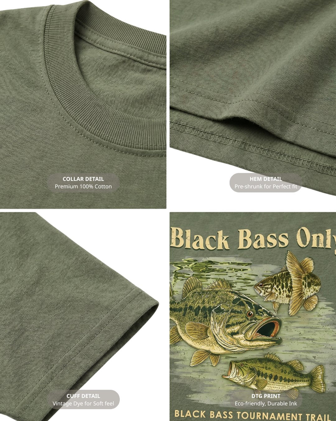 Black Bass Tournament Trail T-shirt Secondary image