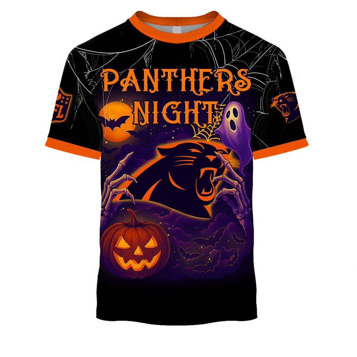 CAR X NFL Halloween Night 3D Shirt