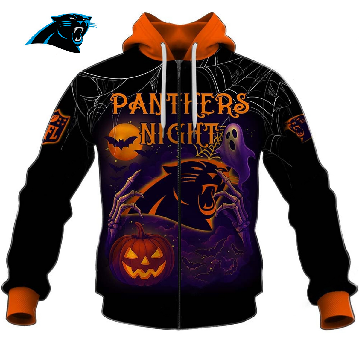 CAR X NFL Halloween Night 3D Shirt