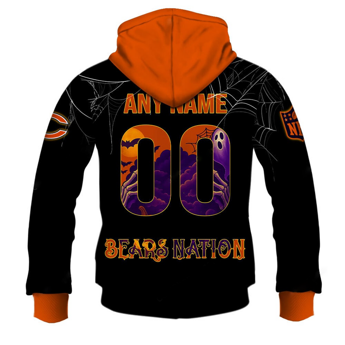 CHI X NFL Halloween Night 3D Shirt