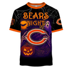 CHI X NFL Halloween Night 3D Shirt